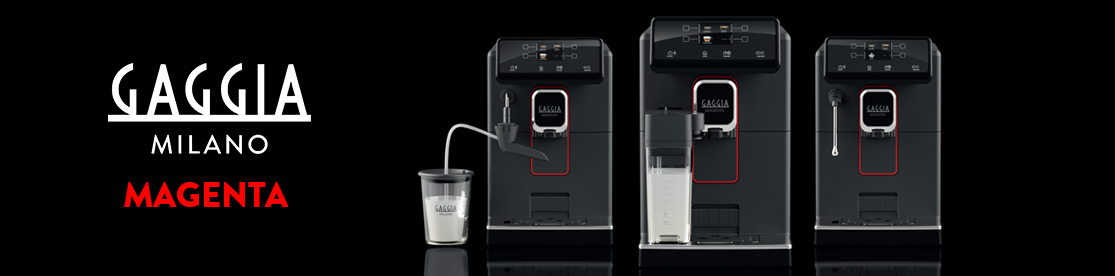 De nieuwe lijn volautomatische Gaggia Magenta koffiemachines
